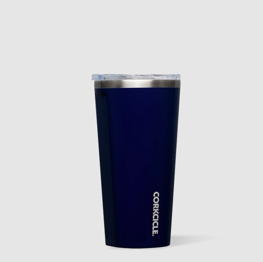 Corkcicle Tumbler 16oz Drinkware in Gloss Midnight Navy at Wrapsody