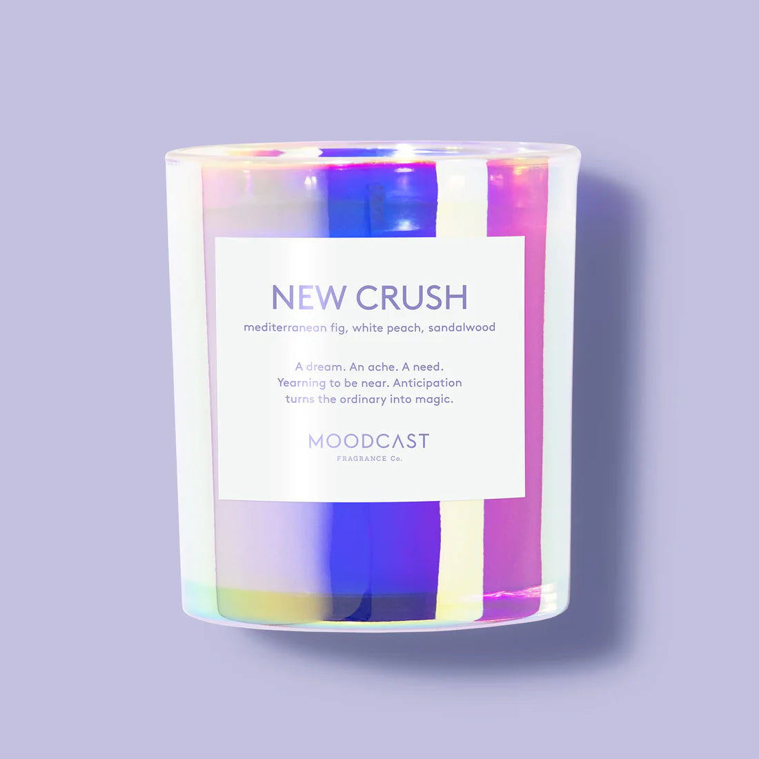 Moodcast Candle Iridescent 8oz Candles in New Crush at Wrapsody