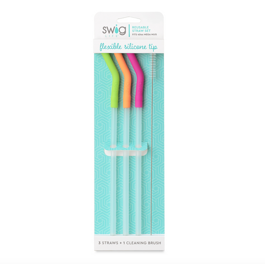 Swig Reusable Straw Set Drinkware in  at Wrapsody