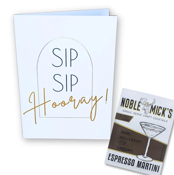 Noble Mick's Card & Drink - Espresso Martini Paper in  at Wrapsody