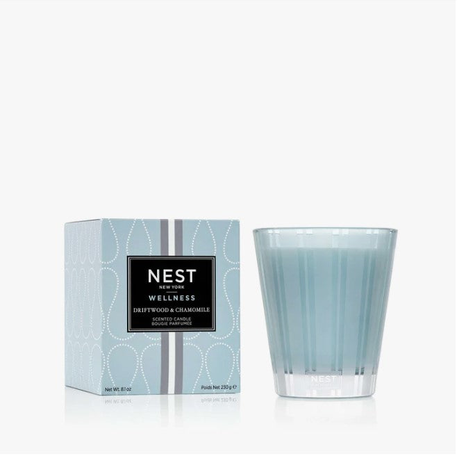 Nest Classic Candle 8.1oz Candles in Driftwood & Cham at Wrapsody
