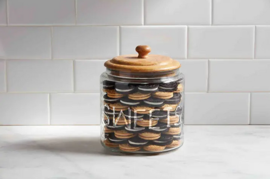 Glass Sweets Jar Home Decor in  at Wrapsody
