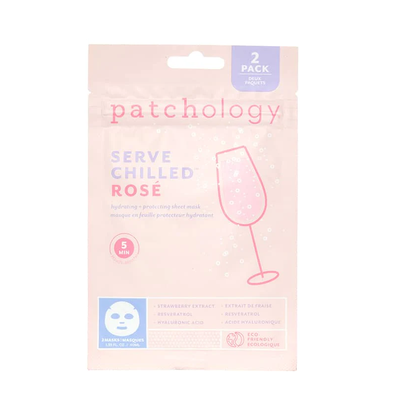 Sheet Mask Serve Chilled Rose 2pk Bath & Body in  at Wrapsody