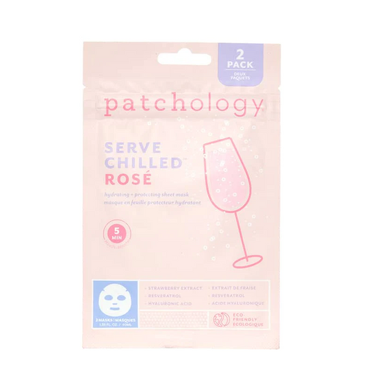 Sheet Mask Serve Chilled Rose 2pk Bath & Body in  at Wrapsody
