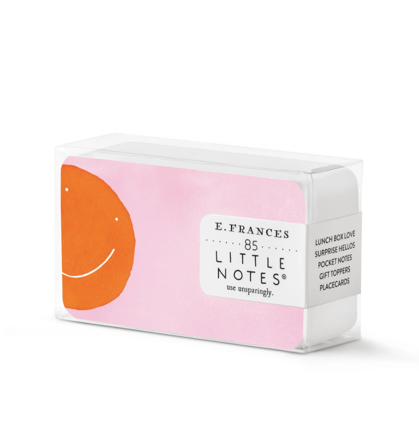 Little Notes Orange Smiley Paper in  at Wrapsody