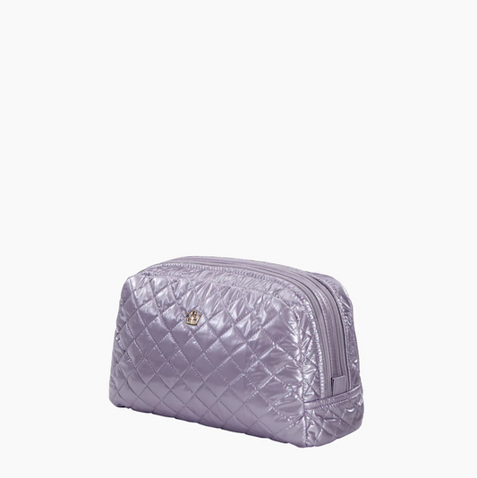 Oliver Thomas KST Cosmetic XL in Lavender Metallic Travel Accessories in  at Wrapsody
