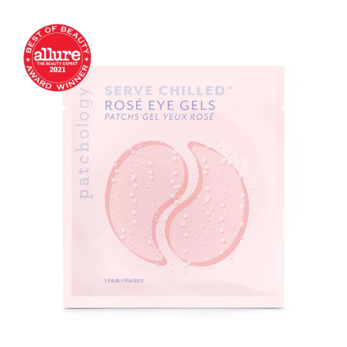 Eye Gels Serve Chilled Rose Bath & Body in  at Wrapsody