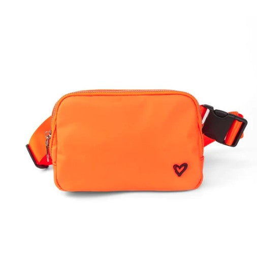 PreneLove Dixie Nylon Belt Bag Handbags in Orange at Wrapsody