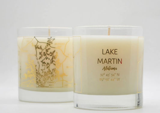 Candle Map Collection Candles in Lake Martin at Wrapsody