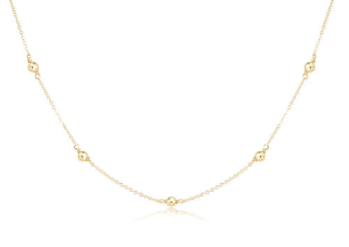 Enewton Simplicity Choker 15" Gold 4mm Necklaces in Default Title at Wrapsody