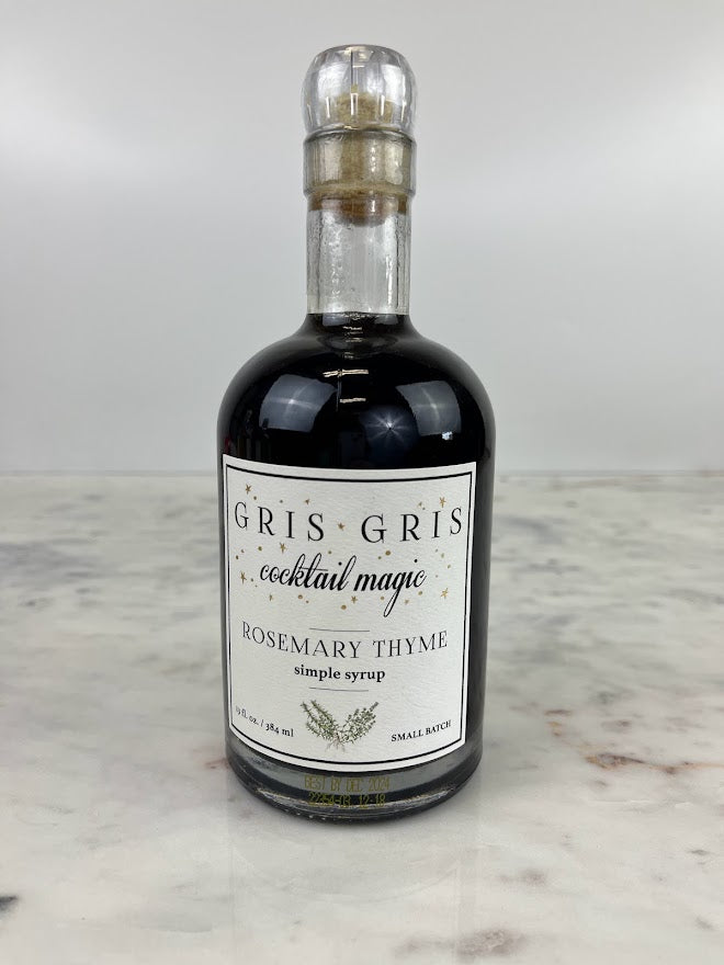 Gris Gris Magic Simple Syrup Barware in Rosemary Thyme at Wrapsody