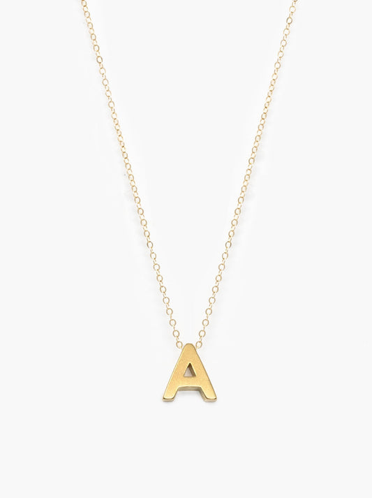 Able Letter Charm Necklace Necklaces in  at Wrapsody