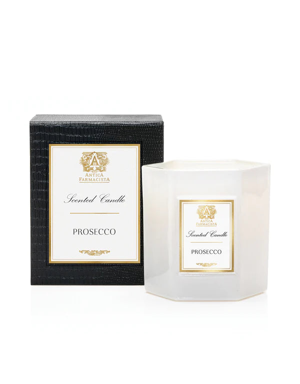 Antica Hexa Candle 9oz Candles in Prosecco at Wrapsody