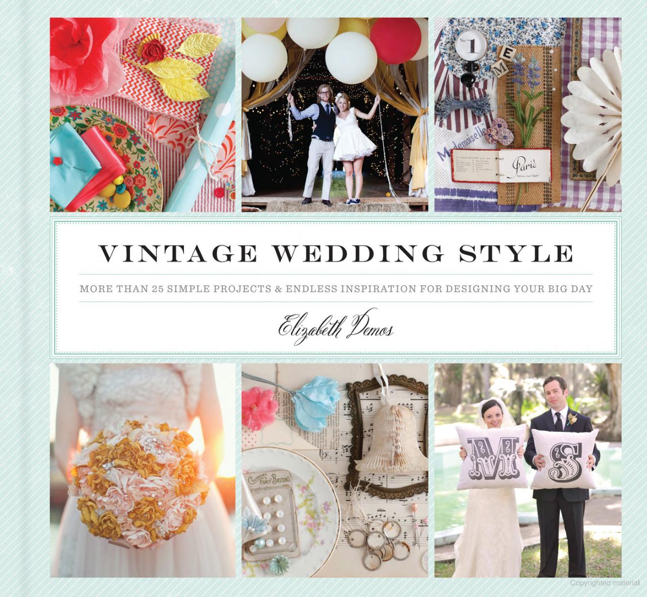 Vintage Wedding Style Book Books in Default Title at Wrapsody