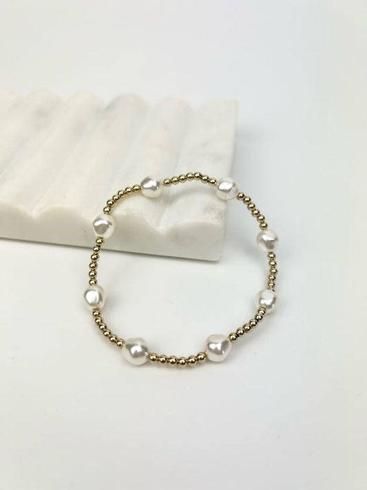 Enewton Admire 3mm Pearl (Extended) Bracelets in  at Wrapsody