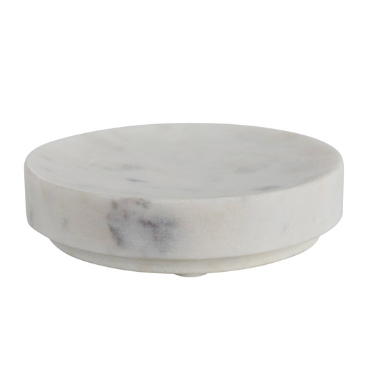 Marble Round Soap Dish Kitchen in  at Wrapsody