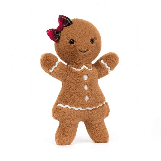 Jellycat Jolly Gingerbread Ruby Soft Toys in  at Wrapsody