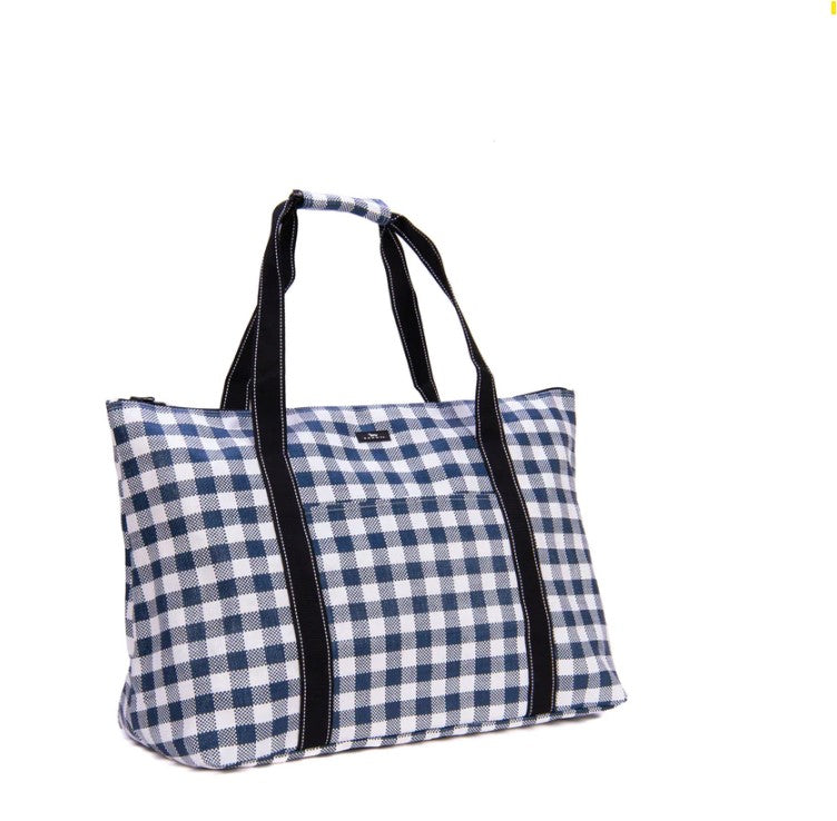 Scout On Holiday Tote Totes in Navy/Wht at Wrapsody