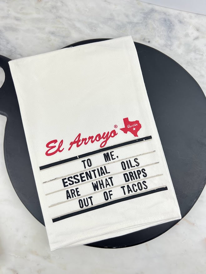 El Arroyo Towel Kitchen Towels in Essential Oils at Wrapsody