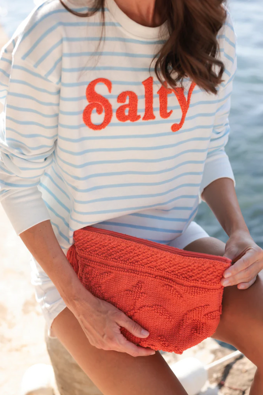 Salty Sweatshirt Tops in  at Wrapsody