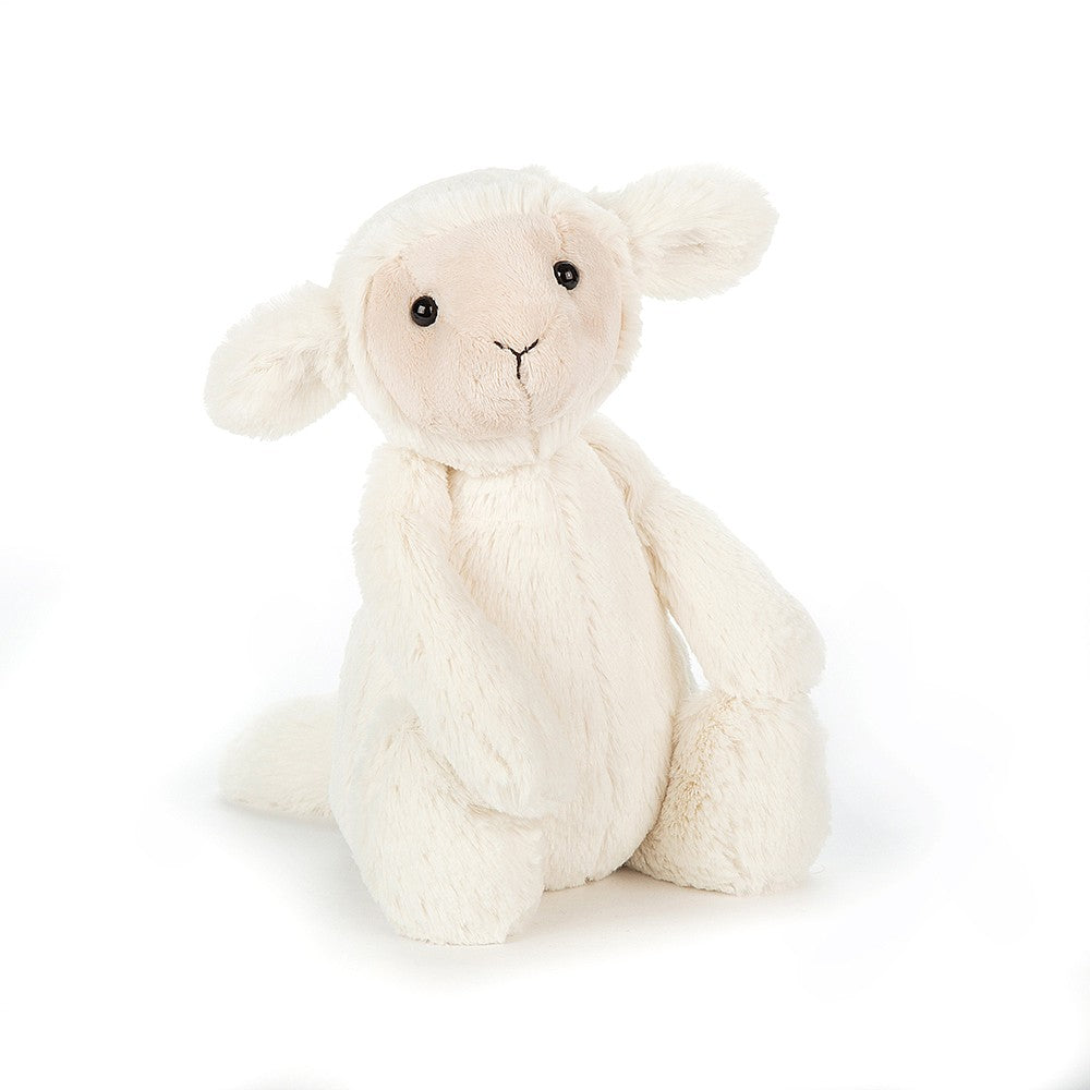 Jellycat Bashful Lamb Small Soft Toys in  at Wrapsody