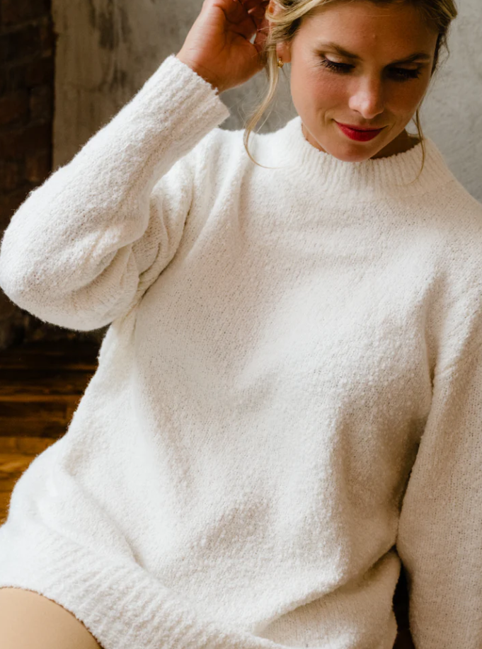 Able Alexis Sweater in Almond Sweaters in XS at Wrapsody