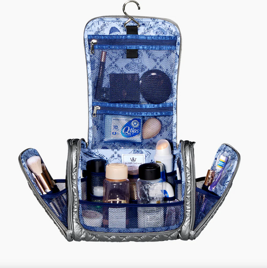 Oliver Thomas Hanging Travel Organizer - Lavender Travel Accessories in  at Wrapsody