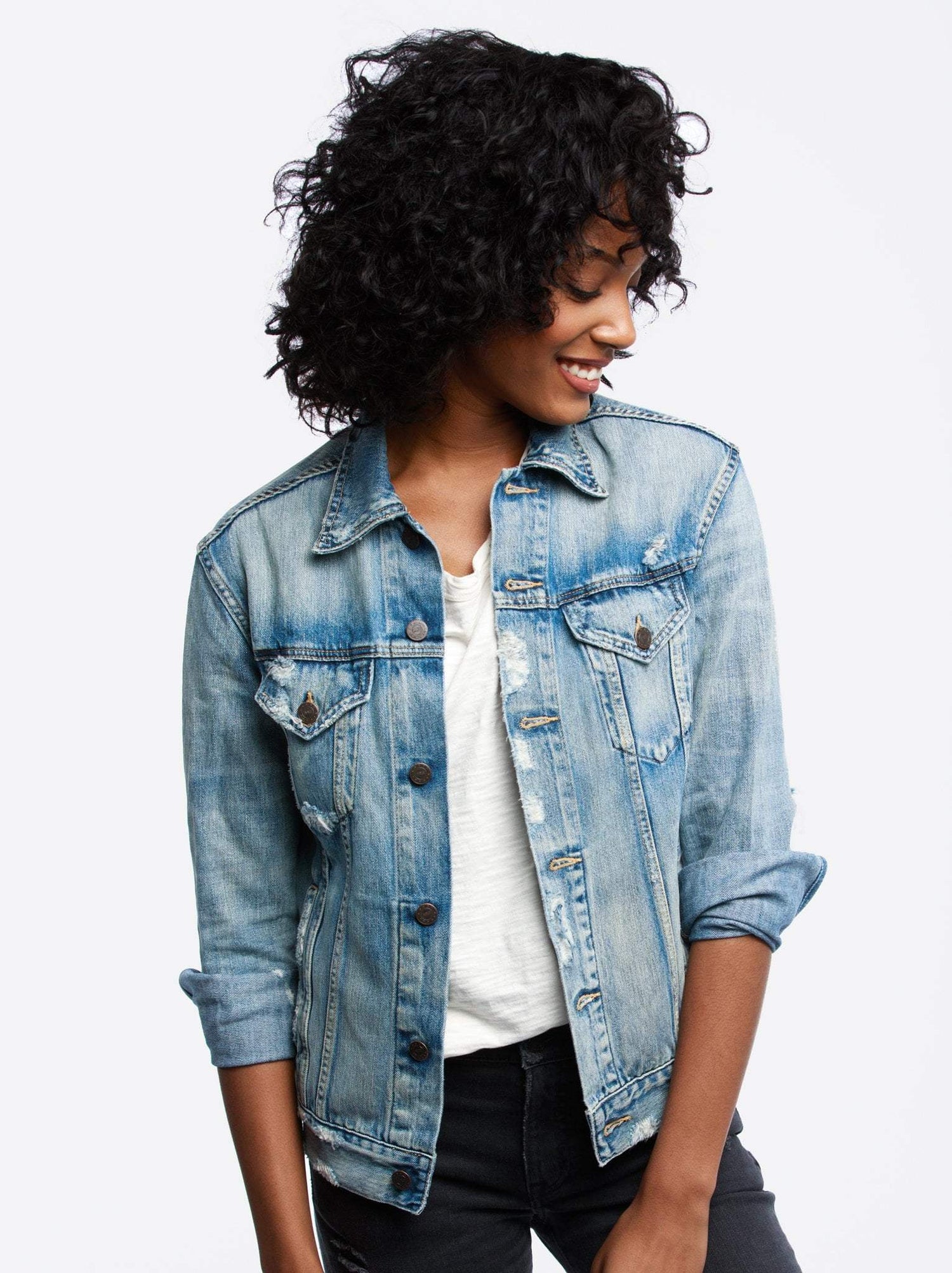 Able Merly Jean Jacket Outerwear in Merly at Wrapsody