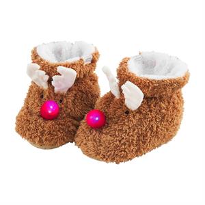 Children's Reindeer Light Up Slippers Baby in S/M at Wrapsody