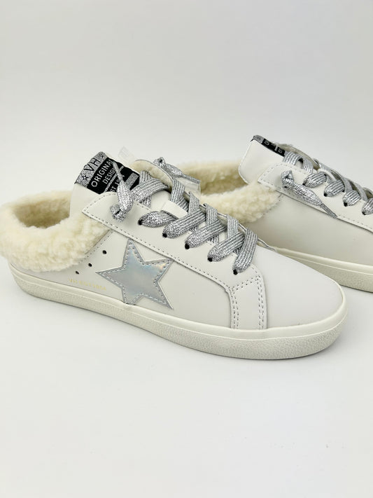 Hearty Furry Holog Sneaker Shoes in  at Wrapsody