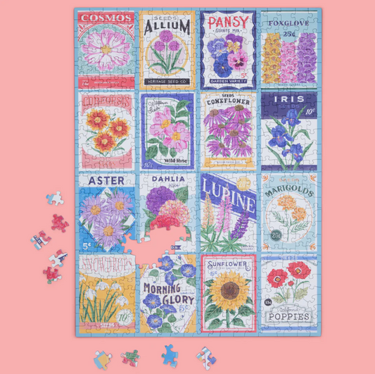 Seed Packets Puzzle - 500 Piece Fun & Games in  at Wrapsody