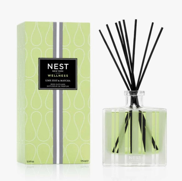 Nest Reed Diffuser 5.9oz Scents in Lime Zest & Matcha at Wrapsody