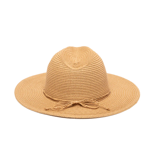Tobacco Fedora Hair Accessories in  at Wrapsody