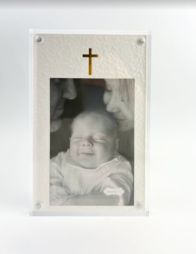 Acrylic Cross Frame Picture Frames in  at Wrapsody