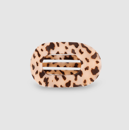 Teletie Flat Clip Blonde Tortoise - Small Hair Accessories in  at Wrapsody