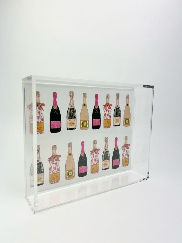 Rose Champagne 8x10 Tray Home Decor in  at Wrapsody