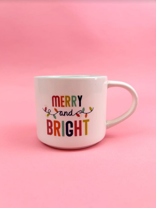 Merry & Bright Lights Mug Drinkware in  at Wrapsody