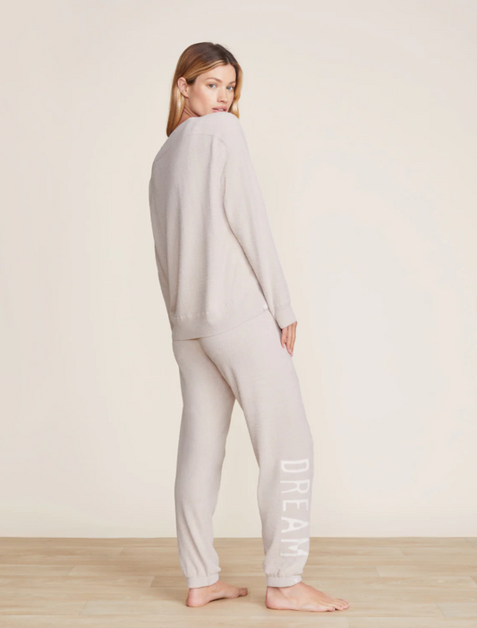 Barefoot Dreams Reverse Seam Stone Pullover Loungewear in  at Wrapsody