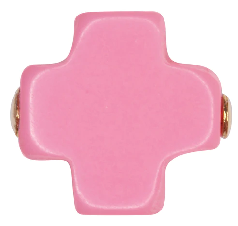 Enewton Signature Cross Bracelet 3mm (eGirl SIZE) Bracelets in Bright Pink at Wrapsody