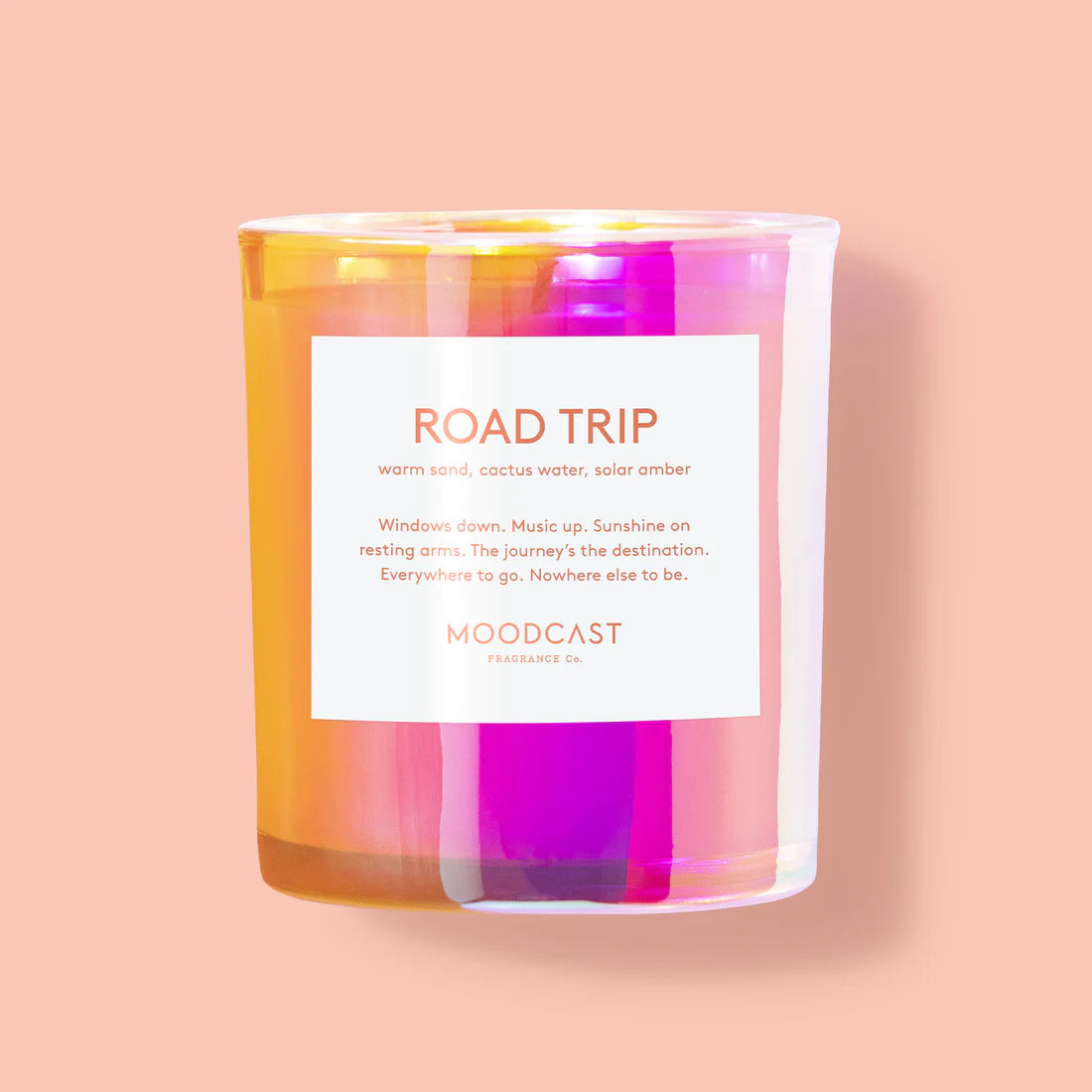 Moodcast Candle Iridescent 8oz Candles in Road Trip at Wrapsody