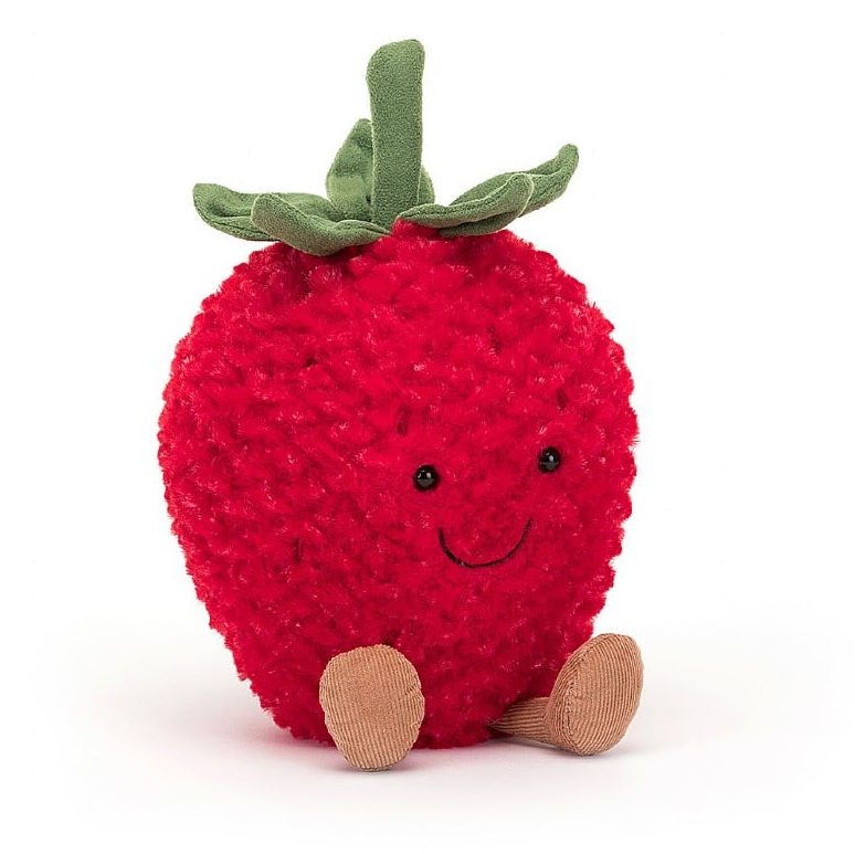 Jellycat Amuseable Strawberry Soft Toys in  at Wrapsody