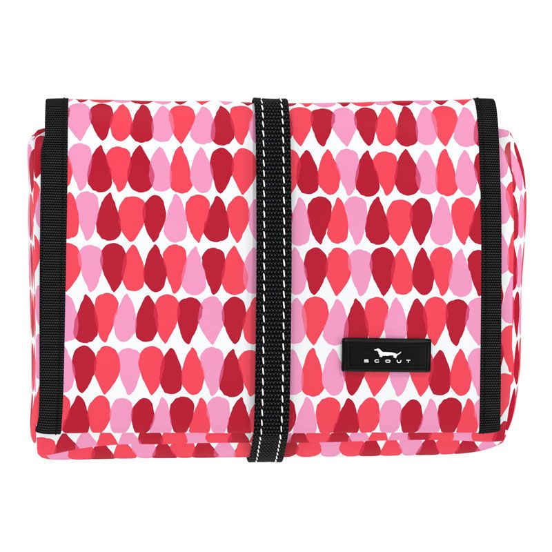 Scout Beauty Burrito Toiletry Bag Travel Accessories in Raindrops on Roses at Wrapsody