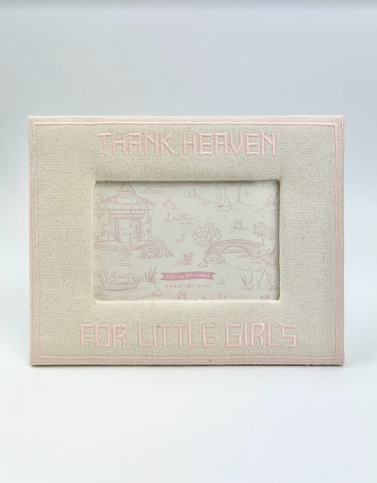 Thank Heaven 4x6 Girl Frame Picture Frames in  at Wrapsody