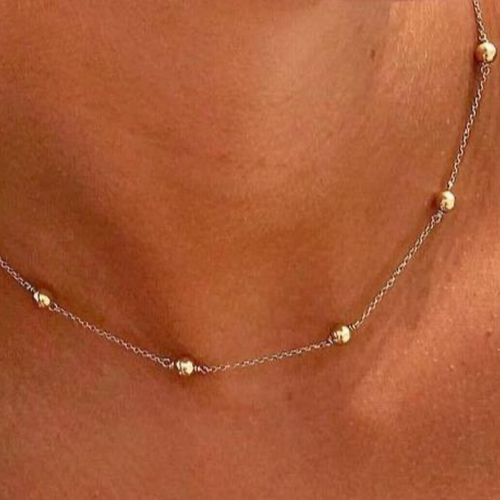 Enewton Simplicity Choker 15" Gold 4mm Necklaces in  at Wrapsody