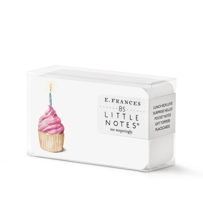 Little Notes Pink Cupcake Paper in  at Wrapsody