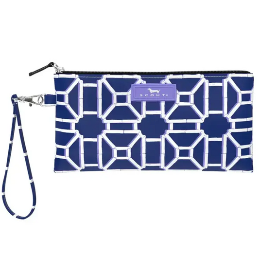 Scout Kate Wristlet Lattice Knight Travel Accessories in  at Wrapsody