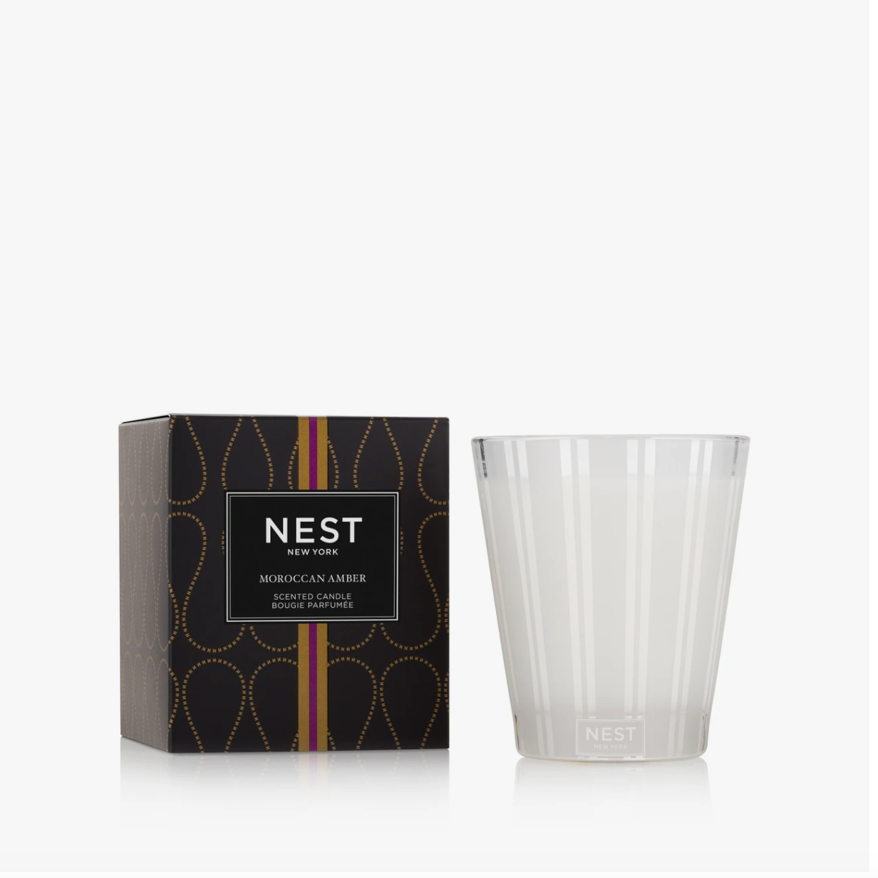 Nest Classic Candle 8.1oz Candles in Moroccan Amber at Wrapsody