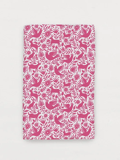 Kitchen Towel in Piper Otomi Pink Kitchen Towels in  at Wrapsody
