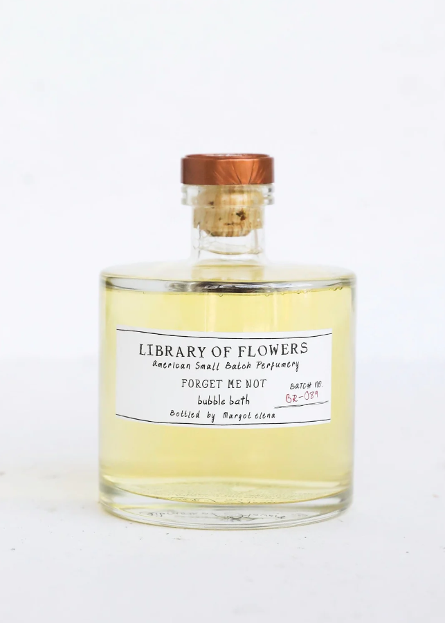 Library of Flowers Bubble Bath - Forget Me Not Bath & Body in  at Wrapsody