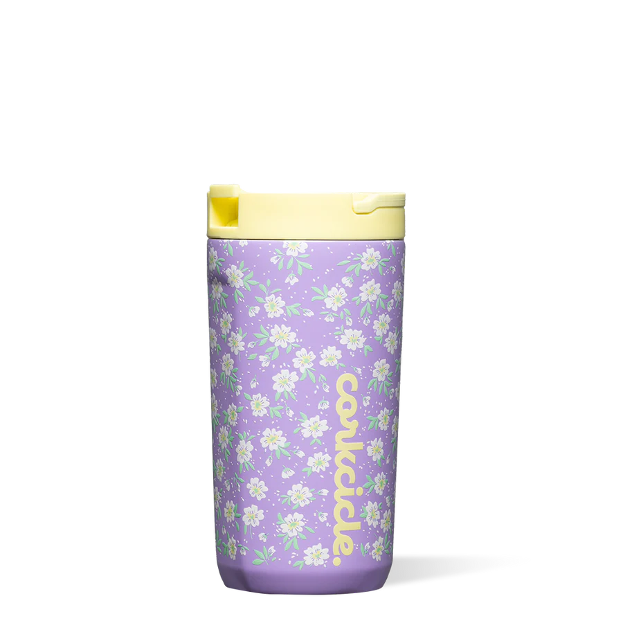 Corkcicle Kids Cup 12oz Drinkware in Ditsy Floral Lilac at Wrapsody